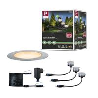 Paulmann P+S Floor Set insect friendly 94722 Verlichtingssysteem Plug&Shine LED-tuinspot startset LED 6 W Goud Zilver - thumbnail