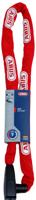Abus citychain 8800/120 rood - kettingslot 120cm - thumbnail