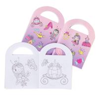 LG-Imports Kleurboekje met stickers prinses - thumbnail