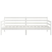 Slaapbank massief grenenhout wit 90x200 cm - thumbnail