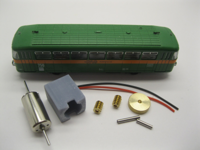 micromotor NF037C motor ombouwset voor fleischmann railbus VT 12.5, BR 612VT 95, BR 795, u.a. - thumbnail