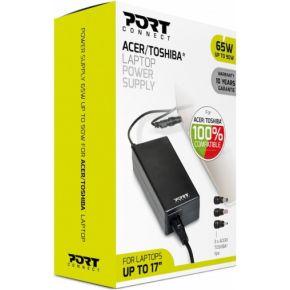 PORT - Voedingsadapter - AC 100-240 V - 65 Watt - Europa
