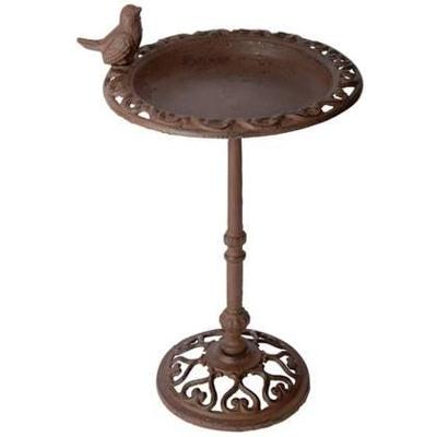 Vogelbad op hoge voet gietijzer / Esschert Design