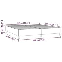 Bedframe zonder matras 200x200 cm fluweel donkerblauw - thumbnail