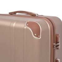 VidaXL Harde rolkoffer set champagnekleurig 4-dlg - thumbnail