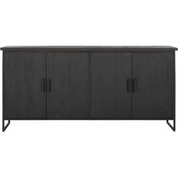 DTP Home Dressoir 'Beam' Teakhout, 190cm, kleur Zwart DTP Home Dressoir 'Beam' Teakhout, 190cm, kleur Zwart