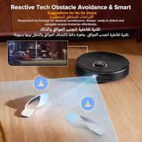 ROBOROCK QREVO 5AE - Robotstofzuiger met dock - 12000 Pa vermogen - FlexiArm dweilen - Dubbele anti-klit - thumbnail
