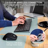 CHERRY Stream Comfort Set met toetsenbord en muis Radiografisch QWERTZ, Duits Wit - thumbnail