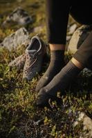 Falke TK2 Explore Wool Korte Wandelsok Dames Smog 37-38 - thumbnail
