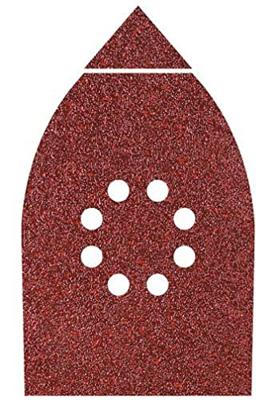 Wolfcraft Hechtschuurstrips | M18 hoeken | K80, K120, K240 | 6 stuks - 1760000