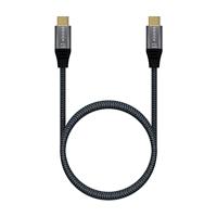 Aisens USB-kabel 3.2 Gen2X2 8K C/M-C/M, grijs, 1,0 m - thumbnail