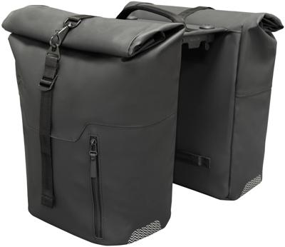Racktime doppeltasche "virgil" twin bags vir gil black