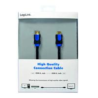 LogiLink CHB1115 HDMI-kabel HDMI Aansluitkabel HDMI-A-stekker, HDMI-A-stekker 15.00 m Zwart 4K UHD - thumbnail