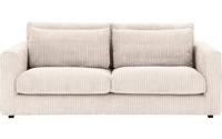 Goossens Bank Ravenia beige, stof, 3-zits, stijlvol landelijk - thumbnail