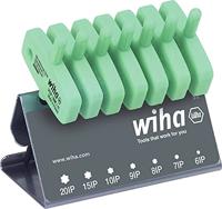 Wiha Stiftsleutelset met sleutelgreep | TORX PLUS® | 8-delig | chemisch gezwart | incl. werkbankhouder - 26261 - 26261 - thumbnail