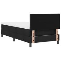 Boxspringbed met matras met matras Zwart 90 x 200 cm Stof - thumbnail