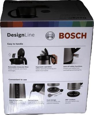 Bosch Haushalt TWK3P420 Waterkoker Aantal/Volume: 1.7 l Zilver