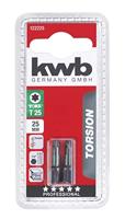 kwb 122225 Inbus-bit T 25 Staal 2 stuk(s) - thumbnail