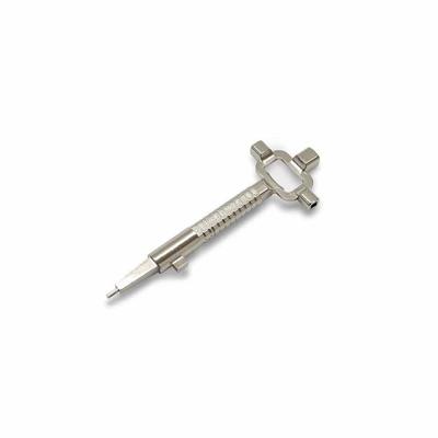 Nieuwbouwsleutel zamak vernikkeld Nieuwbouwsleutel zamak vernikkeld