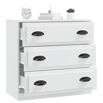Dressoir 70x35,5x67,5 cm bewerkt hout wit
