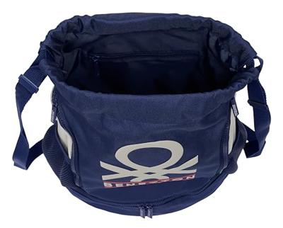 Kinderrugzak Benetton Varsity Grijs Marineblauw 35 x 40 x 1 cm Kinderrugzak Benetton Varsity Grijs Marineblauw 35 x 40 x 1 cm