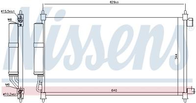Condensator, airconditioning 940382