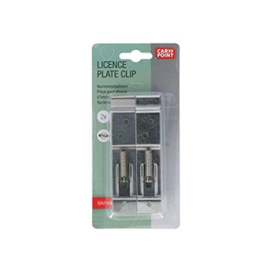 Carpoint Kentekenplaatklemmen Set 2-delig 1363003 Carpoint Kentekenplaatklemmen Set 2-delig 1363003