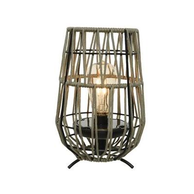 Lumineo Solar lantaarn ijzer 18 x 27,5 cm zand