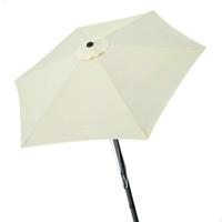Parasol Aktive Crème Aluminium Staal 270 cm - thumbnail