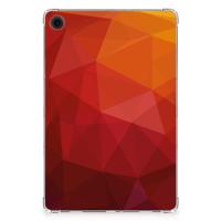 Back Cover voor Samsung Galaxy Tab A9 Plus Polygon Red - thumbnail