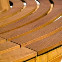 Boombank Eucalyptushout FSC-gecertificeerd Ø190cm - thumbnail