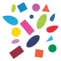 Colorations - foam vormen in zak, 4475st. - thumbnail