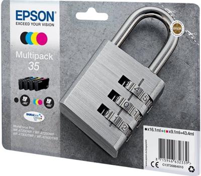 Epson C13T35864020 27.3ml 16.1ml Zwart, Cyaan, Geel inktcartridge