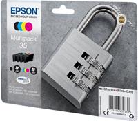 Epson C13T35864020 27.3ml 16.1ml Zwart, Cyaan, Geel inktcartridge - thumbnail