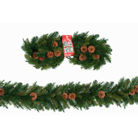 Mixed kunstguirlande 270 cm kerstversiering kerstboom Holiday Tree - Holiday tree - thumbnail