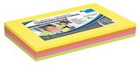 Info Notes IN-5779-39 Info Communicatiekaarten, 200x150mm, 4 X 50 Stuks, Geel, Oranje, Roze, Groen - thumbnail
