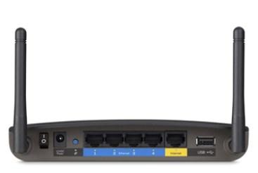 Linksys AC1200 WLAN dualband + router, Smart Wi-Fi app geactiveerd om je netwerk overal te controleren (ea6100), zwart