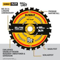 DeWalt Accessoires Cirkelzaagblad 165x20x24t Finish, kerf 1,65mm - DT10624-QZ - thumbnail