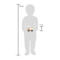 Small Foot - houten lettertrein polar - locomotief wit - 12 - thumbnail