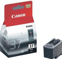 Canon Inktcartridge PG-37 Origineel Zwart 2145B001 - thumbnail