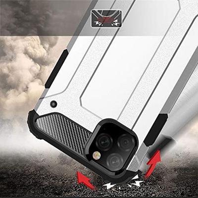 Lunso - Armor Guard hoes - iPhone 11 Pro Max - Zilver Lunso - Armor Guard hoes - iPhone 11 Pro Max - Zilver