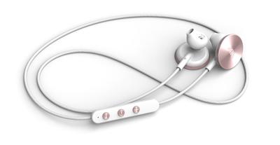 I am plus buttons draadloze in-ear hoofdtelefoon met geïntegreerde microfoon - goud en roze