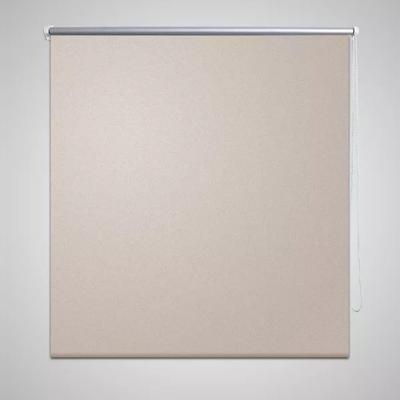 VidaXL Rolgordijn verduisterend 84,4 x 230 cm stofbreedte 80 cm beige