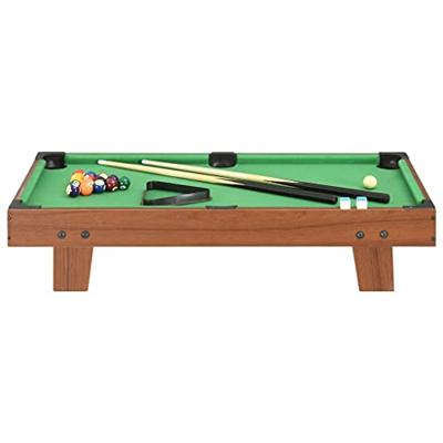 Minipooltafel 3 Feet 92x52x19 cm bruin en groen