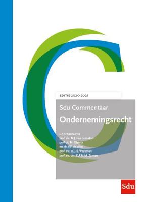 Ondernemingsrecht. Editie 2020-2021 - Hardcover (9789012406895)