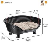 Mand - FERPLAST - THRONE 6 - Met relaxkussen - Wit - thumbnail