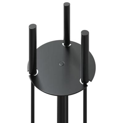 VidaXL 4-delige haardset 22x59 cm staal