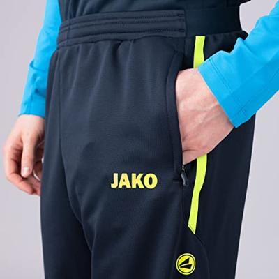 JAKO 8489 Trainingsbroek Allround - Marine/Fluogeel - L