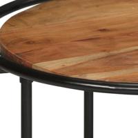 Salontafel 110x55x40 cm massief acaciahout - thumbnail