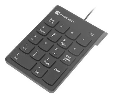 NATEC NUMERIEK TOETSENBORD GOBY 2 USB ZWART